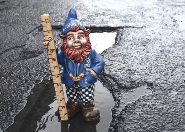 Pic Lisa Ferguson 20/02/2020   General pic of Pothole Pete. From our sister paper, the Edinburgh Evening News