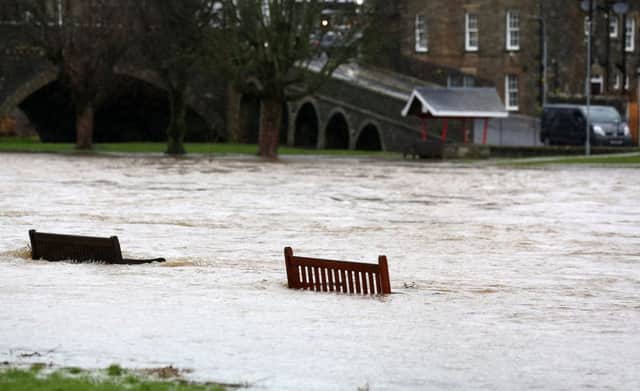Storm Ciara caused the River Tweed to burst its banks (Getty Images)