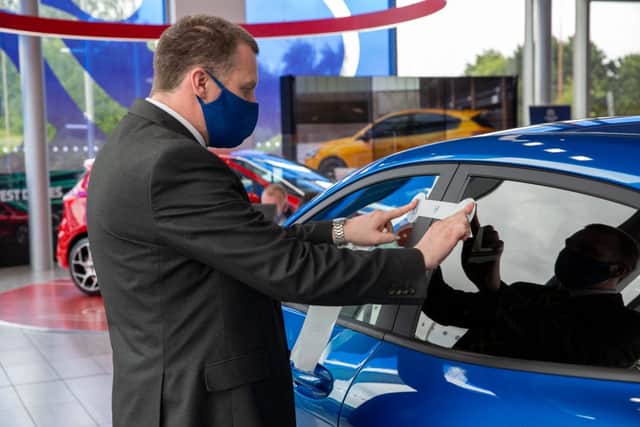 Cars are washed and security sealed between customers (Photo: Ford)