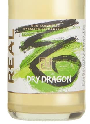 Sparkling alternatives: Real Kombucha Dry Dragon Sparkling Green Tea, £8